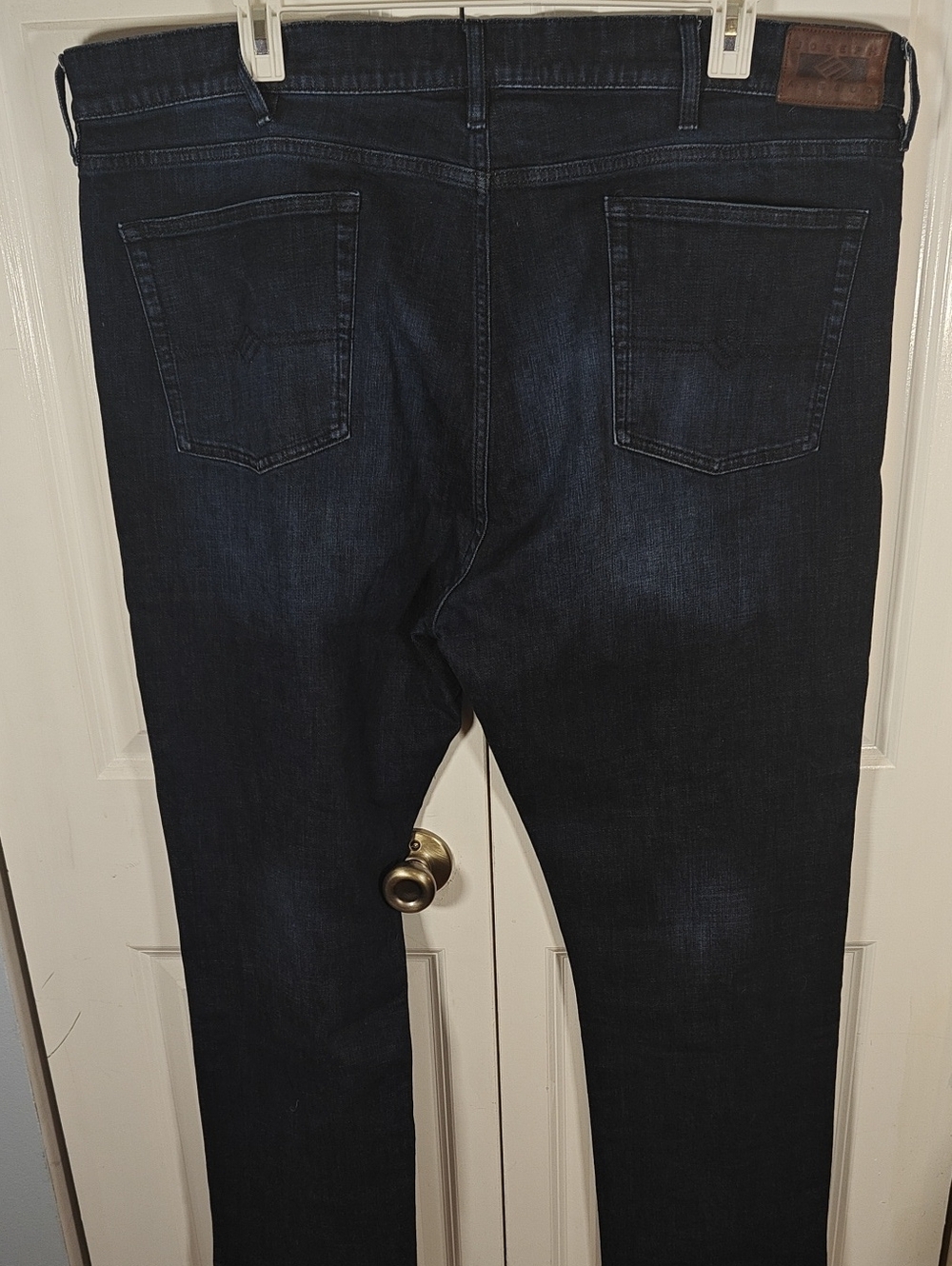 Joseph Abboud Men's Relaxed Fit Indigo Dark Wash Jeans 44x30 - Picture 4 of 6